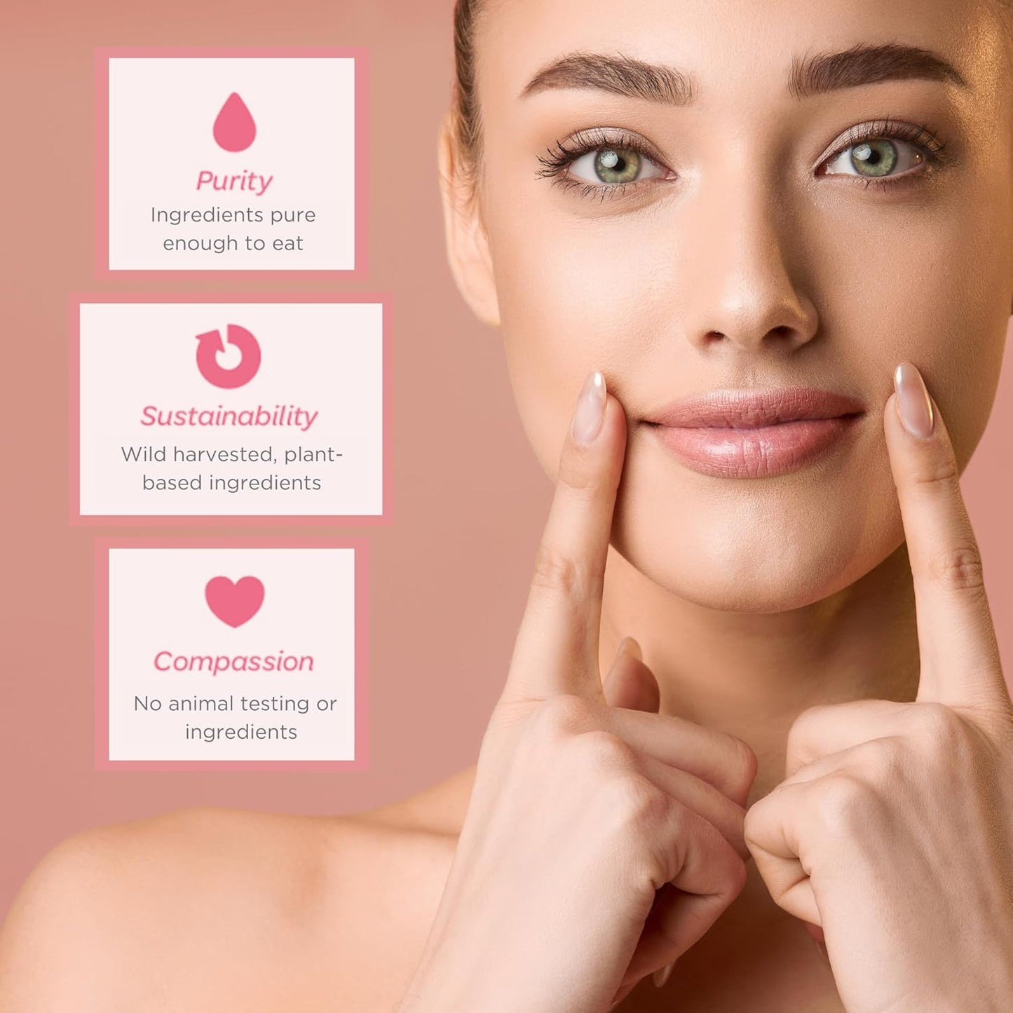 Ellovi Natural Lip Butter Lip Balm - Mint - Pure Enough to Eat - Made With Just 6 Vegan Ingredients - Moisturizing Lip Care for All Day Hydration (3-Pack)