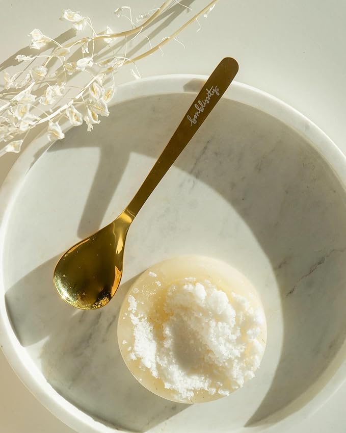 Body Polish, 8oz. - Vanilla Brown Sugar Scented Body Scrub Exfoliator for Women, Exfoliating Sugar Scrub To Lotion Moisturizer, Gentle Exfoliant for Dry and Sensitive Skin, Handmade in USA