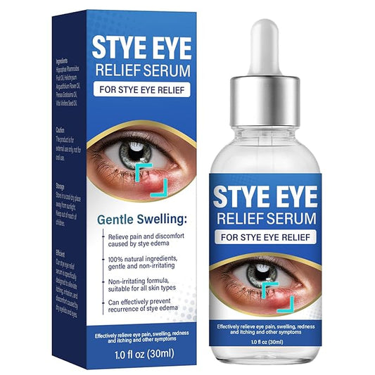 ITECFREELY Stye Eye Treatment, Natural Stye Eye Relief Drops Serum for Styes Chalazion and Blepharitis, Fast Chalazion Remover for Restore Healthier Skin-1 Fl.oz