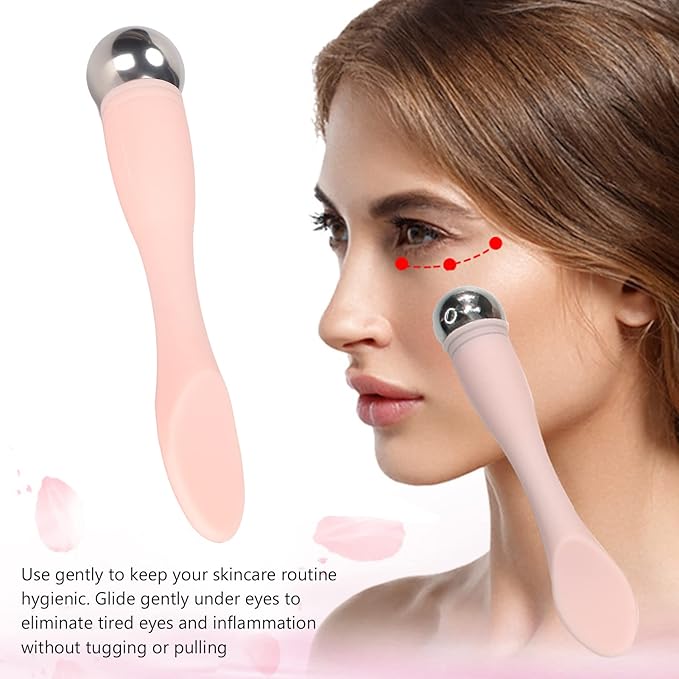 Eye Cream Roller,Eye Cream Applicator Wand Stick Eye Cream Roller to Reduce Dark Circles and Puffiness for Facial Massage