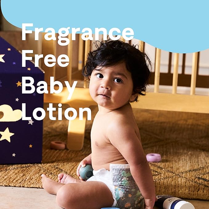 Hello Bello premium Baby Lotion | Vegan and Cruelty Free Moisturizing, Non-Greasy Lotion for babies and Kids | Fragrance Free | 8.5 FL Oz (2 Pack)