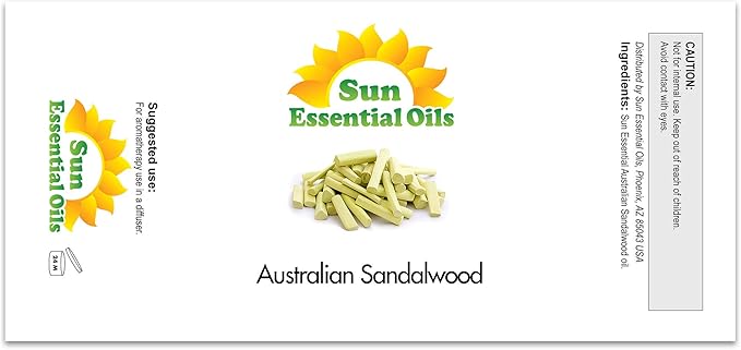 Sun Essential Oils Sandalwood Essential Oil 8 oz – Aromatherapy Sandalwood Oil for Diffusers