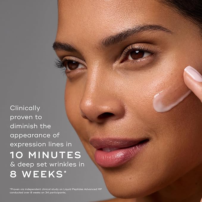 Medik8 Liquid Peptides Advanced MP - Peptide Serum - Face Serum for Wrinkle Reduction - Hydrating Serum Supports Collagen, Hyaluronic Acid - 1 oz