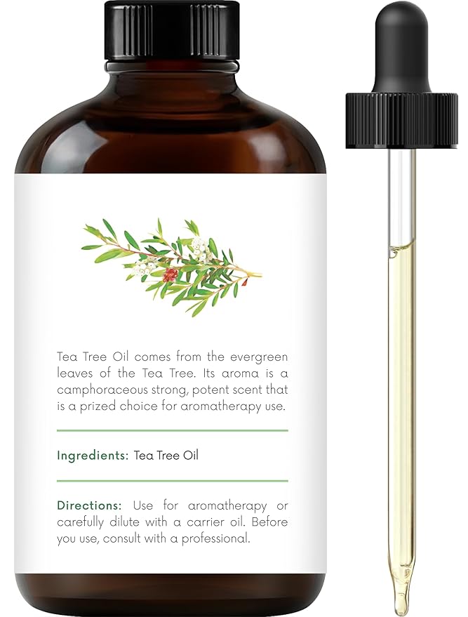 Handcraft Blends Tea Tree Essential Oil - Huge 4 Fl Oz - 100% Pure and Natural - Premium Grade Essential Oil for Diffuser and Aromatherapy