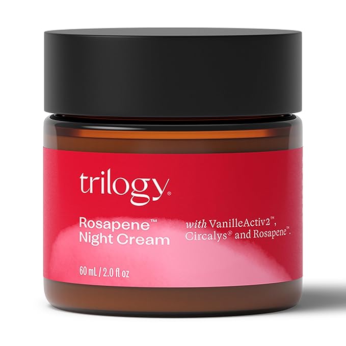 Trilogy Rosapene Night Cream, Deeply Nourishing & Restoring Natural Active Blend, 2.0 fl oz