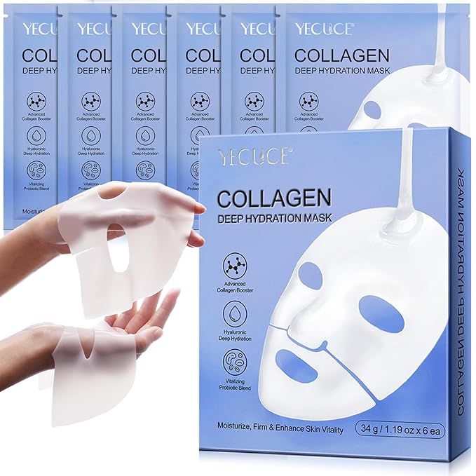 Collagen Face Mask & Cyperus Rotundus Oil for Hair Removal