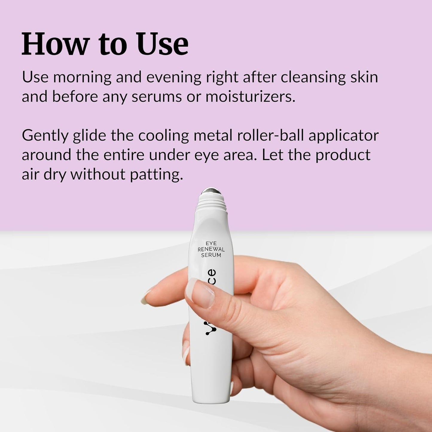 Vibriance Eye Renewal Serum - Dark Circles and Puffiness Treatment - Caffeine Formula for Reducing Bags