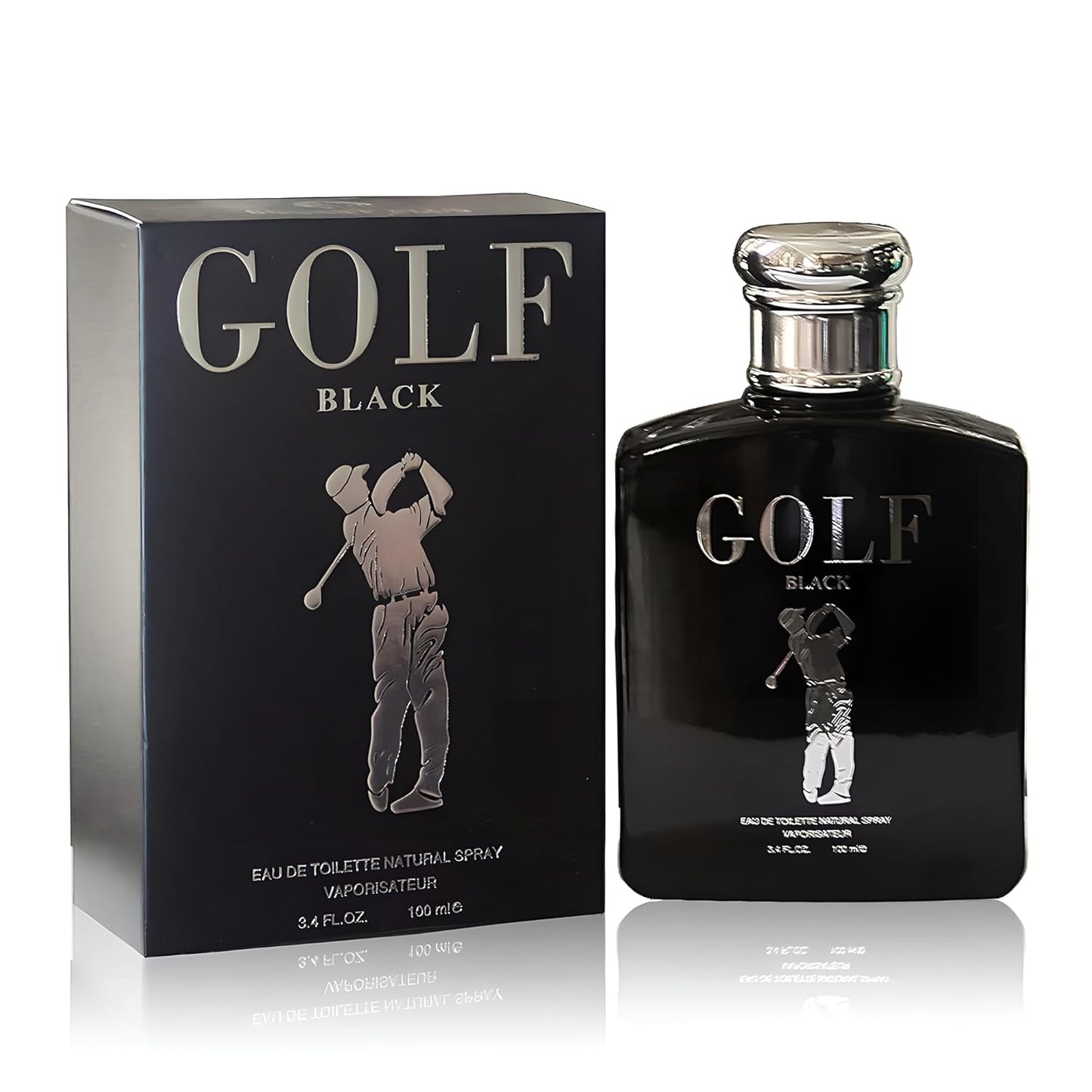 Golf Black Men's Perfume–Exclusive & Bold Fragrance with Citrusy Top Notes,Spicy Heart,and Rich Woody Base 100ML for Sophisticated Occasions