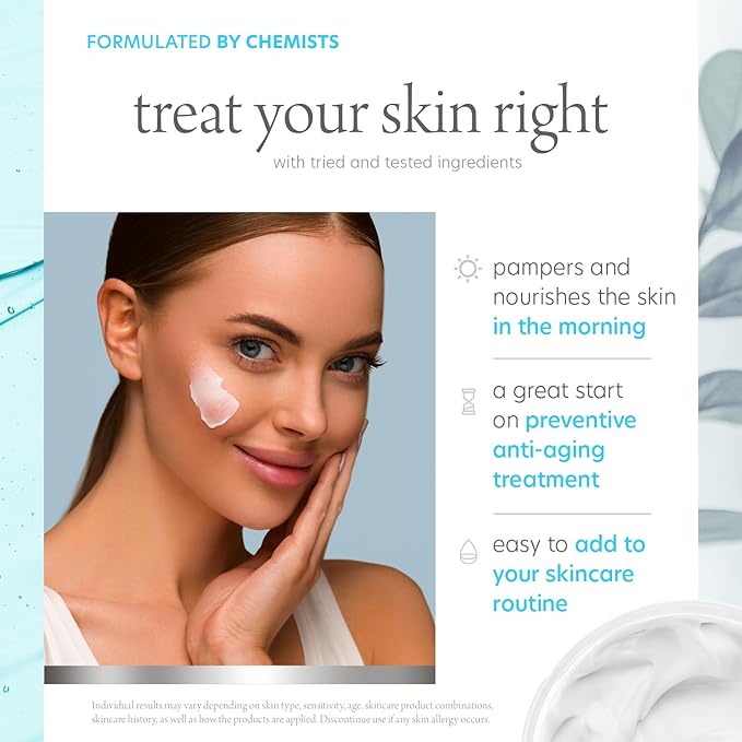 Hyaluronic Acid & Vitamin E Daily Face Moisturizer - Reduce Acne Scars, Fines Lines, Wrinkles, Hydrating Day Cream - Cruelty Free Korean Skin Care For All Skin Types - 1.69 Fl. oz/ 50ml