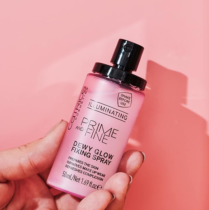Catrice | Prime & Fine Illuminating Dewy Glow Spray | Transparent and Fast Drying Fixing Spray| Paraben Free & Vegan | Cruelty Free (Pack of 1)