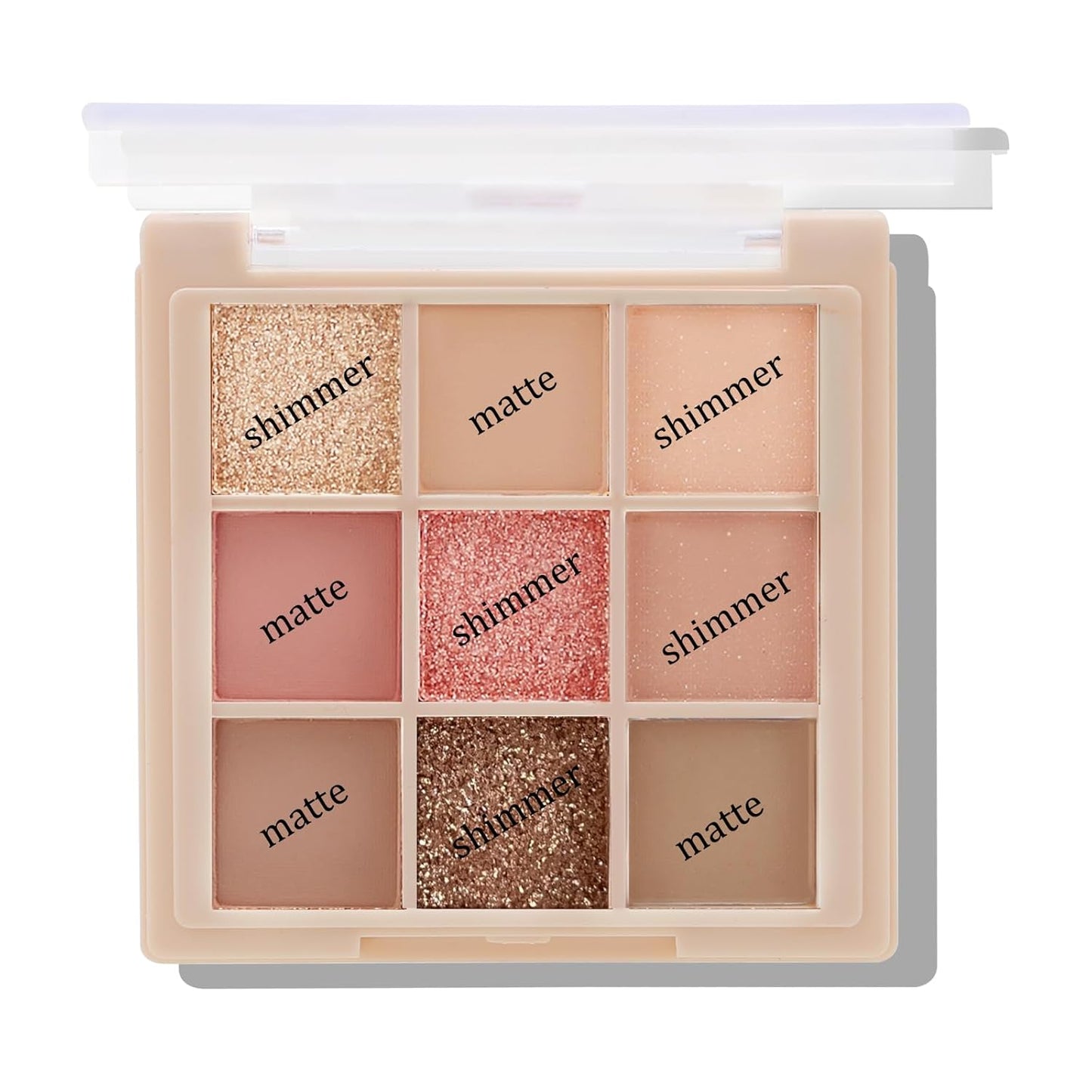 Boobeen Nude Eyeshadow Palette - Matte and Shimmer Makeup, Highly Pigmented Creamy Eye Shadow Powder, Create a Neutral Eye Look, Long Wearing