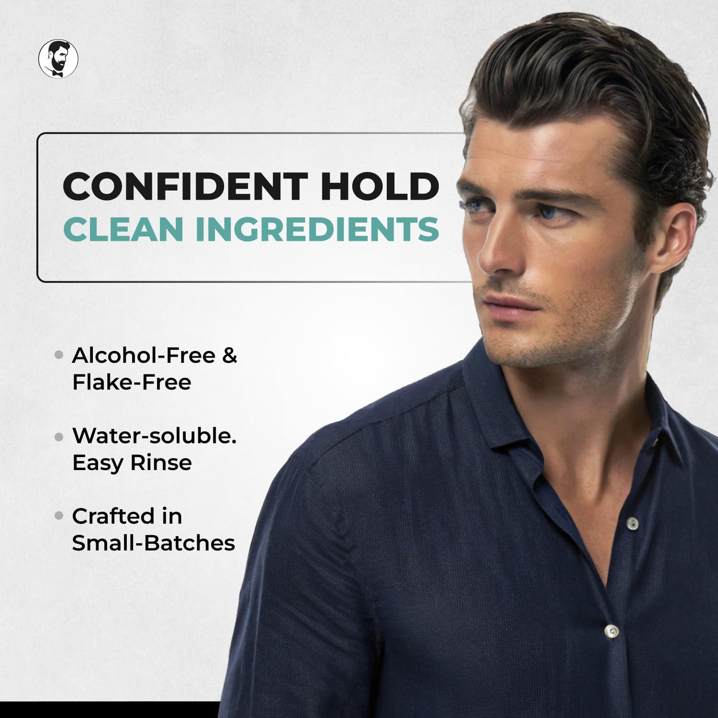 Gentlemen Republic 32oz Refined Hair Gel for Men - Provides 24 Hour High Hold & Shine - Premium Mens Hair Styling Products with No Beeswax, Alcohol, Parabens & Humidity Resistant