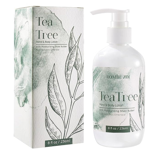 Daily Hand & Body Lotion with Moisturizing Shea Butter for All Skin Type- Tea Tree - 236 ML / 8 FL OZ