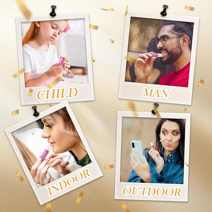 Yopela 221 Pack Natural Lip Balm Bulk with Vitamin E and Coconut Oil - Moisturizing, Soothing, and Repairing Dry and Chapped Lips Valentine's Gift - 17 Flavors - Non-GMO