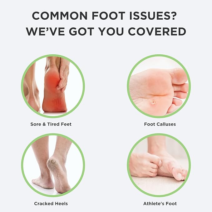 Foot Callus Remover Gel Set - Professional Callus Remover for Feet, Calloused Feet Remover Gel - Pedicure Kit & Foot Spa Tools - Feet Callus Remover - w/Extra Strength Tea Tree Foot Soak - USA