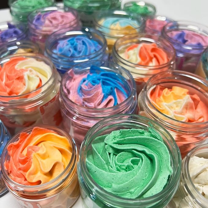 Birthday Cake Whipped Body Butter 8oz. With Shea Butter Mango Butter Cocoa Butter Creamy Natural Smooth Long-lasting Intense Moisturizer