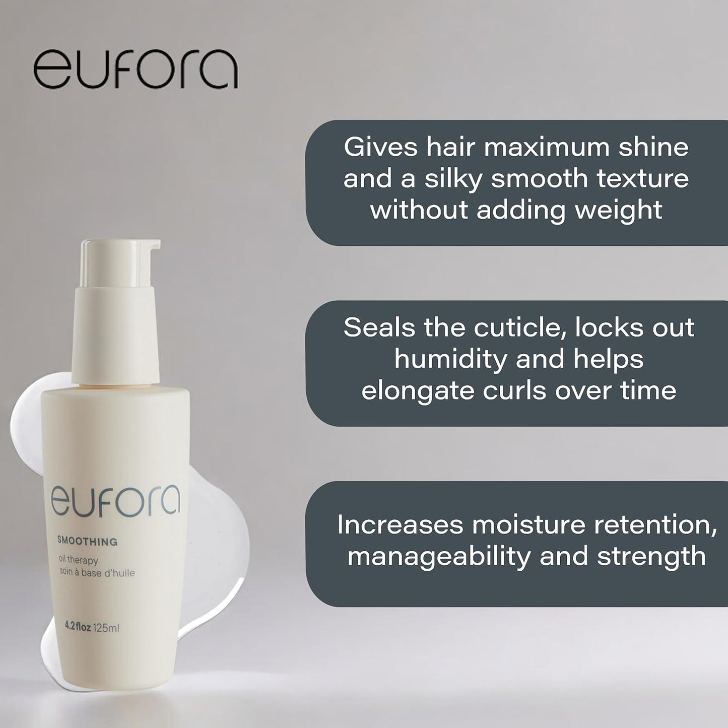 Eufora Smoothing Oil Therapy 4.2 Fl.Oz, White