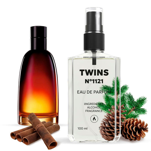 TWINS Impression of Fahrenheit | Perfume for Men Eau de Parfum | No.1121 | 3.4 Fl Oz / 100 ml