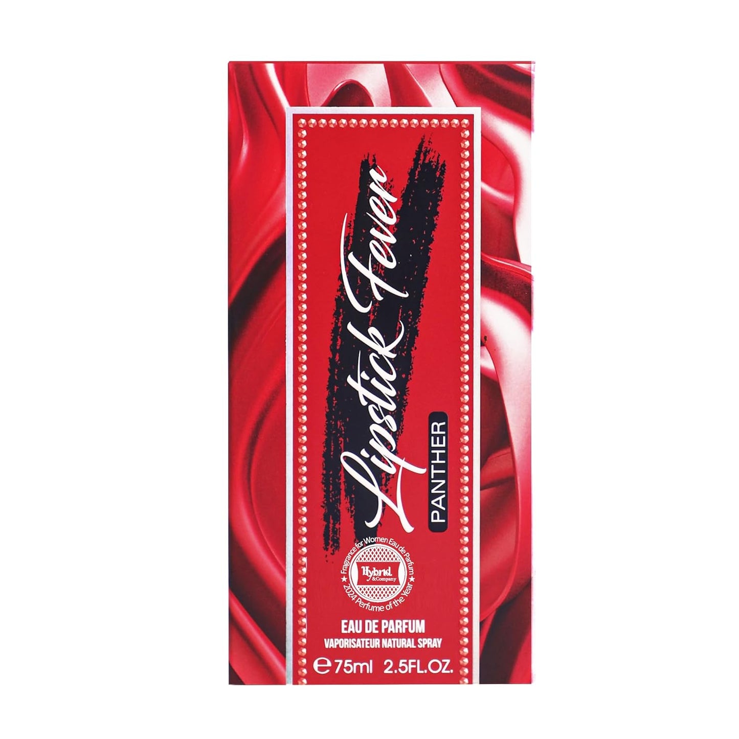 Hybrid & Company Women Lipstick Fever Panther Eau De Parfum Vaporisateur Natural Spray 2.5 Fl Oz