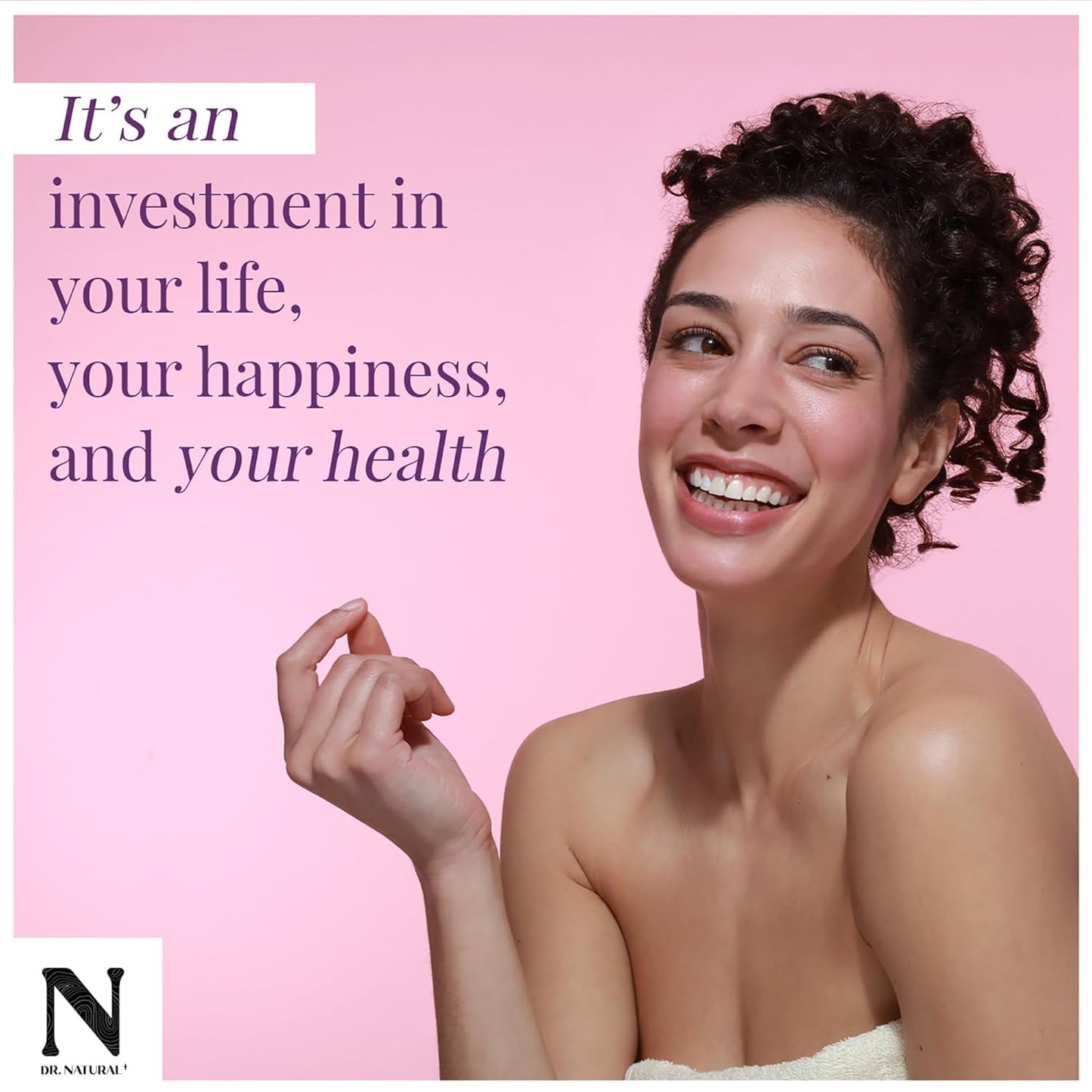 Dr. Natural Leave-in Conditioner and Detangler, 6.7 oz - Hair Detangler Spray for All Hair Types - Deep Conditioner with Coconut Oil and Shea Butter - Controls Frizz, Tangles - Hypoallergenic