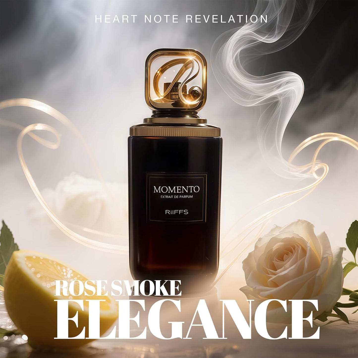 Momento Cologne for Men | Warm Spicy Amber Eau de Parfum | 100ml Long Lasting Perfume with Mandarin,Damask Rose,Oud,Amberwood | Rich Seductive Scent for Day and Night