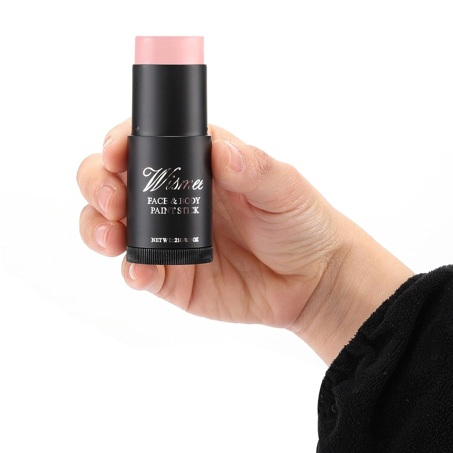 Baby Pink Face Paint Stick, Pastel Pink Non-Toxic Oil Based Face Body Paint Stick High Pigmented Halloween Special Effect Sfx Makeup