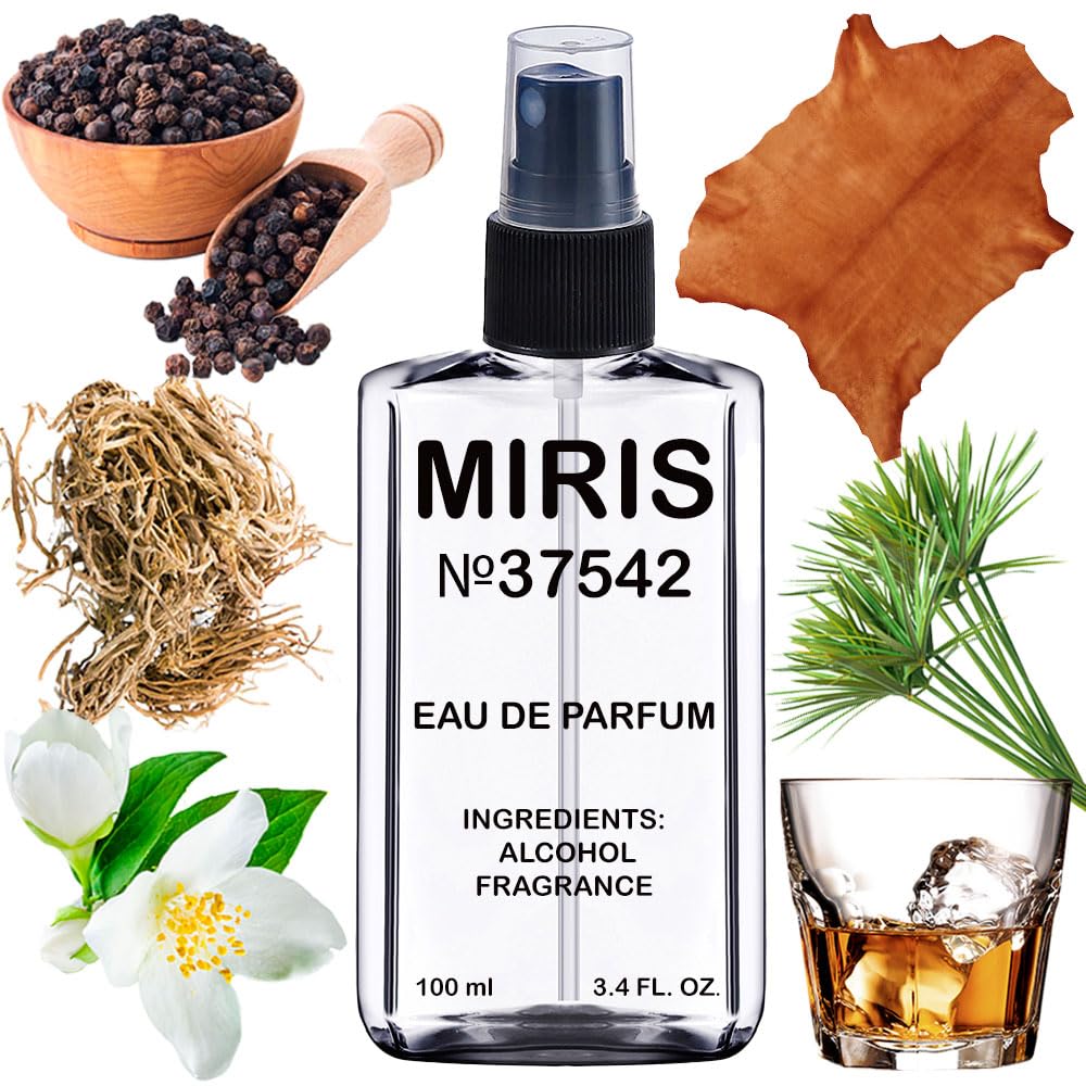 MIRIS No. 37542, Inspired by Dark Lord, Long-Lasting Eau de Parfum for Men, Spray 3.4 Fl Oz / 100 ml