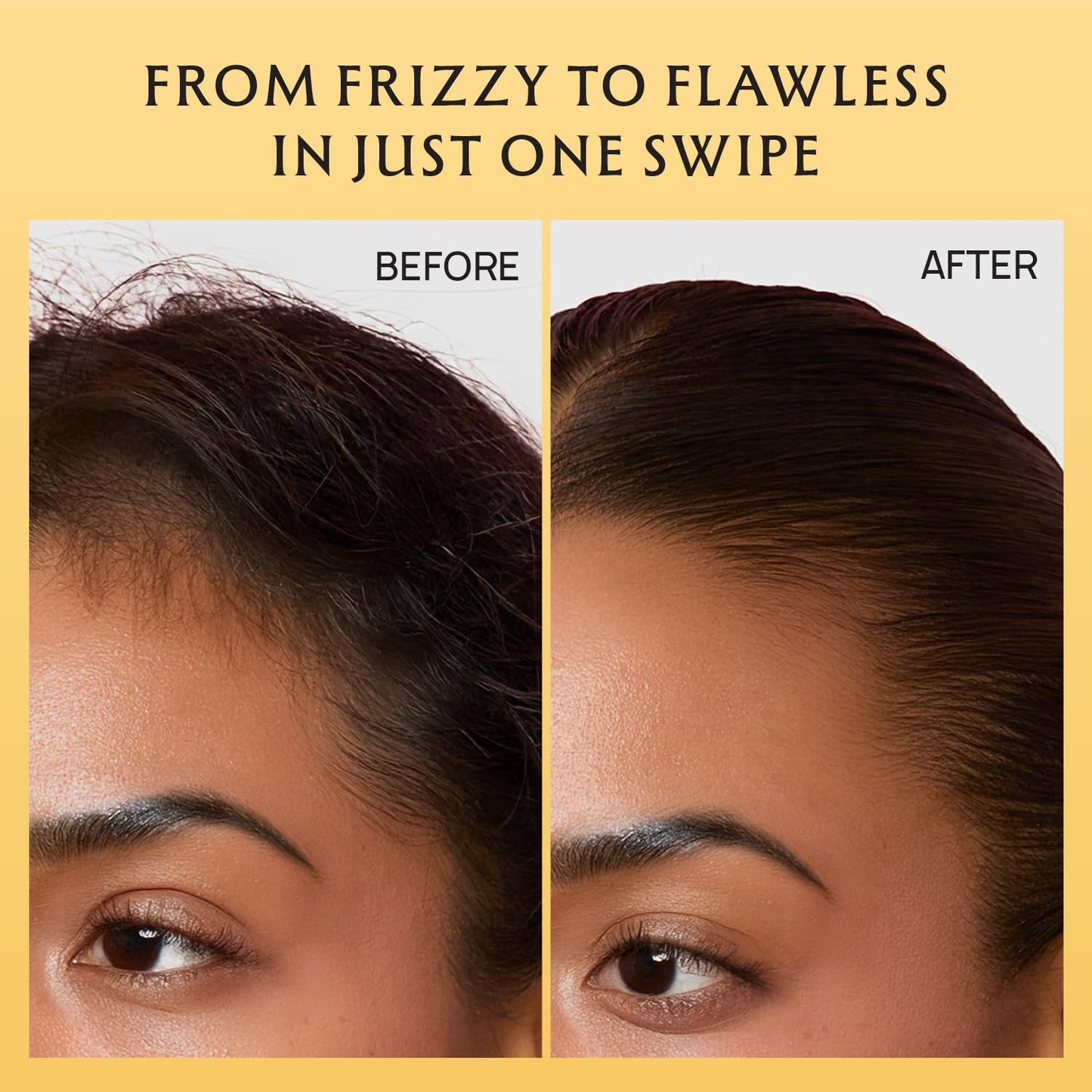 Fly Away Stick for Hair - Anti Frizz Styling Taming Serum Wand with Aloe Vera, Coconut Oil & Vitamin E - Gel Mascara Stick for Edges, Flyaways, Baby Hairs & Slick Back (1 Fl Oz (Pack of 1))