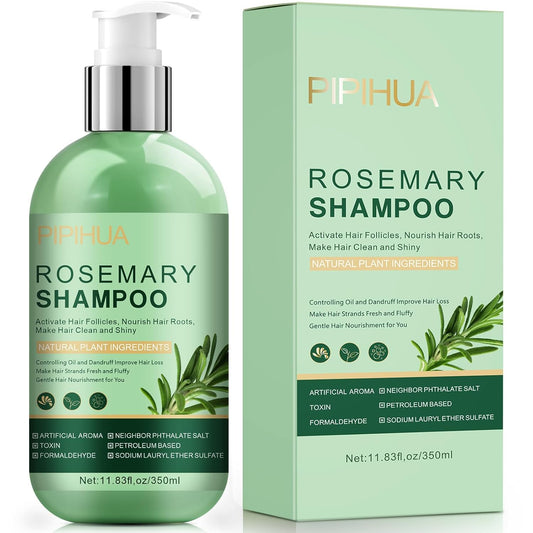 Rosemary Shampoo for Hair Growth: Thickening & Regrowth Formula for Women & Men - Rosemary Mint Strengthening Shampoo with Tea Tree Oil Biotin for Thinning & Loss Hair & Dry Damaged Care