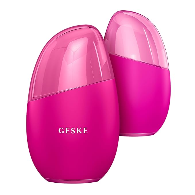 SmartAppGuided™ Cool & Warm Eye & Face Massager | 7 in 1 | Multi Massager | Face & Neck | Battery-free Cooling & Warming | Firms, Relaxes & De-Puffs Skin | Eye-Nose Area Targeted Design