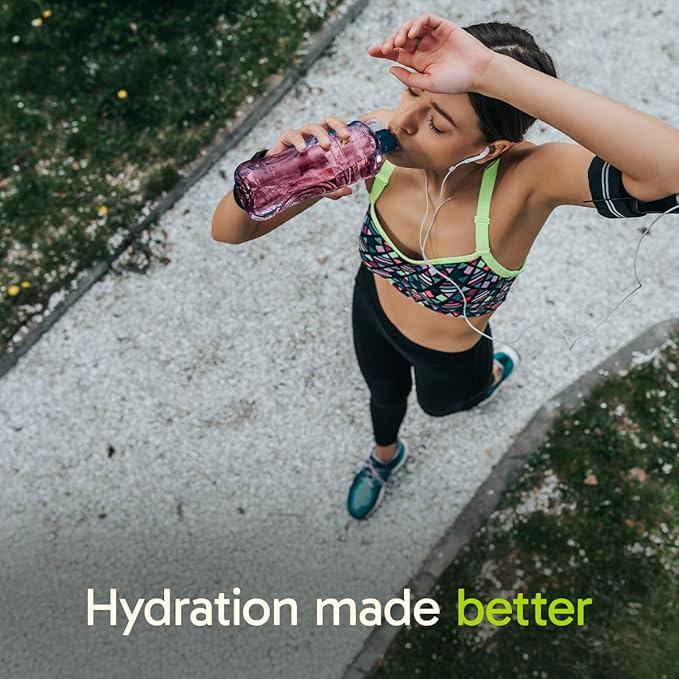 Organikа Electrolytes with Enhanced Collagen Powder for Women & Men - 360g - Zesty Lemon Berry-Flavored Effervescent Electrolyte & Collagen Drink Mix - Deep Hydration, Mobility, Skin, Hair, & Nails