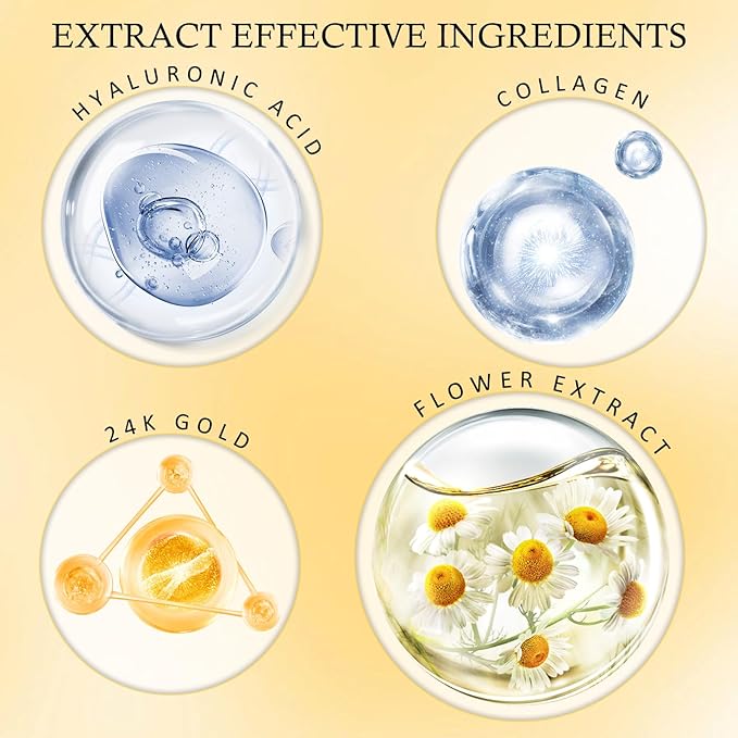 24 Pairs Under Eye Patches for Puffy Eyes and Dark Circles, Collagen Under Eye Mask Skin Care Products, Snail Mucin Eye Patches, Wrinkle Patches