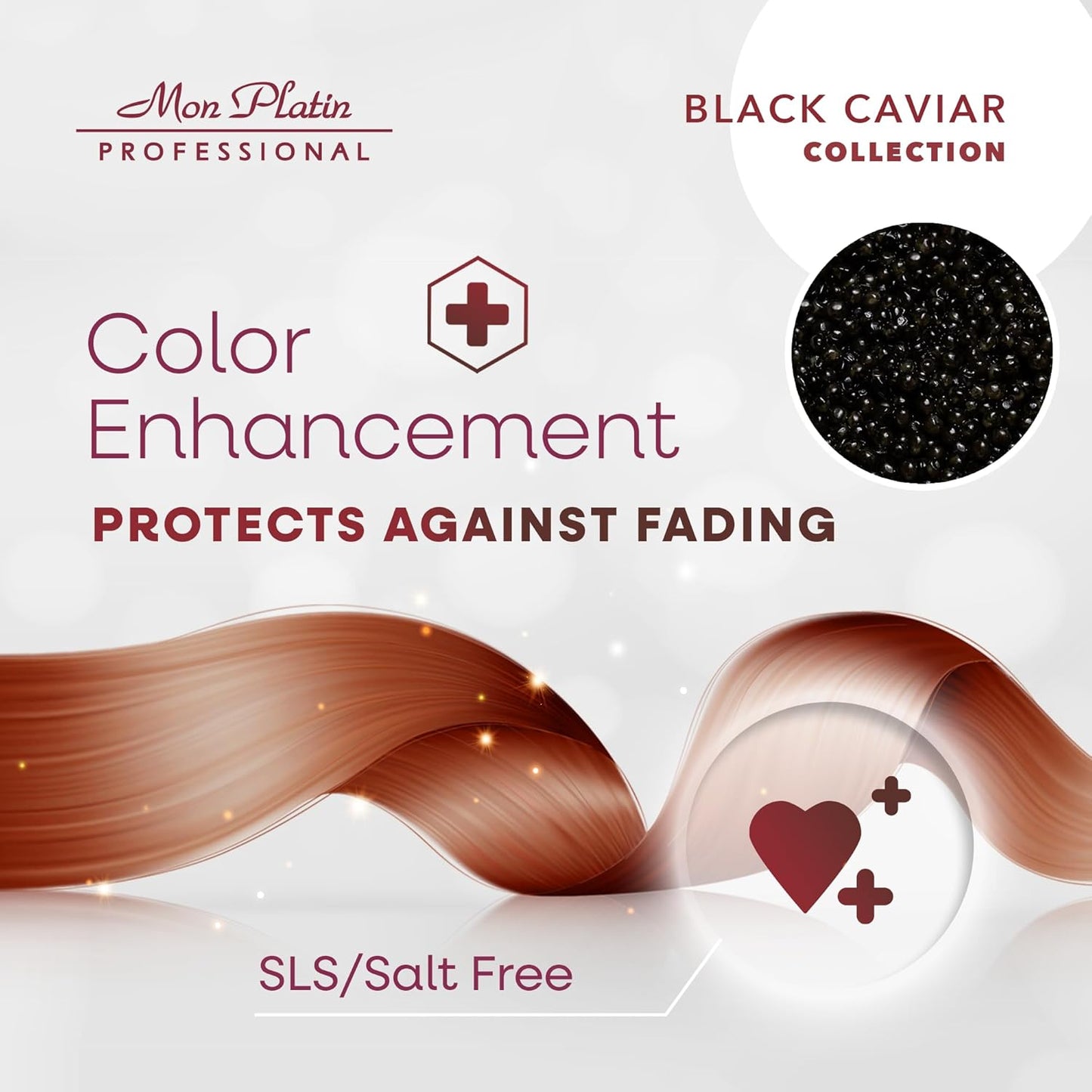 Mon Platin Black Caviar & Silk Protein Hair Mask, Total Repair Shampoo & Serum Bundle – Deep Conditioning, Color-Safe Care for Dry, Damaged Hair with Intense Moisture & Shine Protection