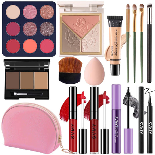 Makeup Set for Women, Makeup Kit for Beginners & Professionals, Makeup Set for Teens & Adults, Make up Gift, Eyeshadow Palette, Face & Eye Make up