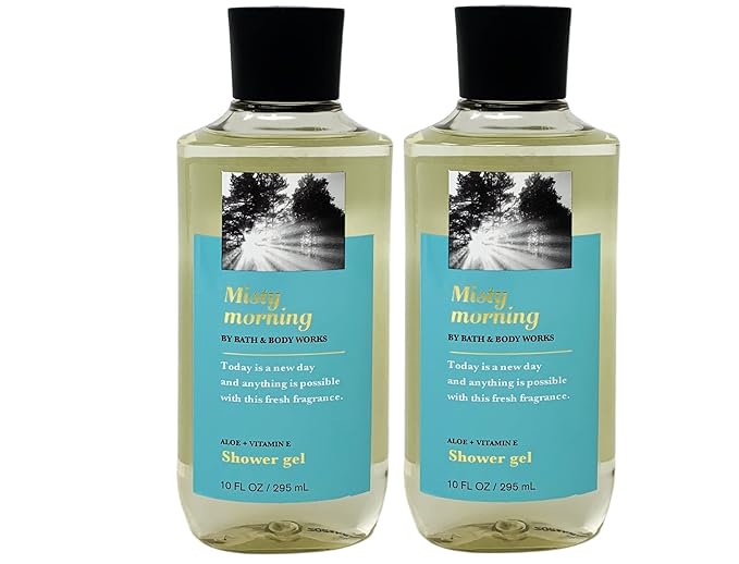 Misty Morning Aloe + Vitamin E Shower Gel Duo Gift Set - Full Size