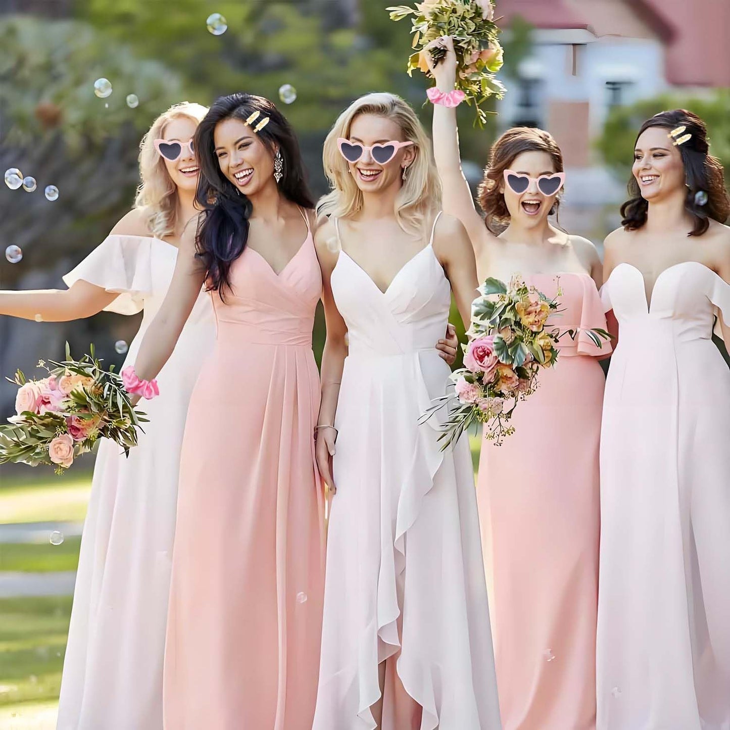 20pcs Bridesmaid Proposal Gifts Bridesmaid Hair Claws Bridesmaid Scrunchies Bridesmaid Sunglasses Bridesmaid Hair Clips Bridesmaid Card Wedding Favor Gift for Women Girls