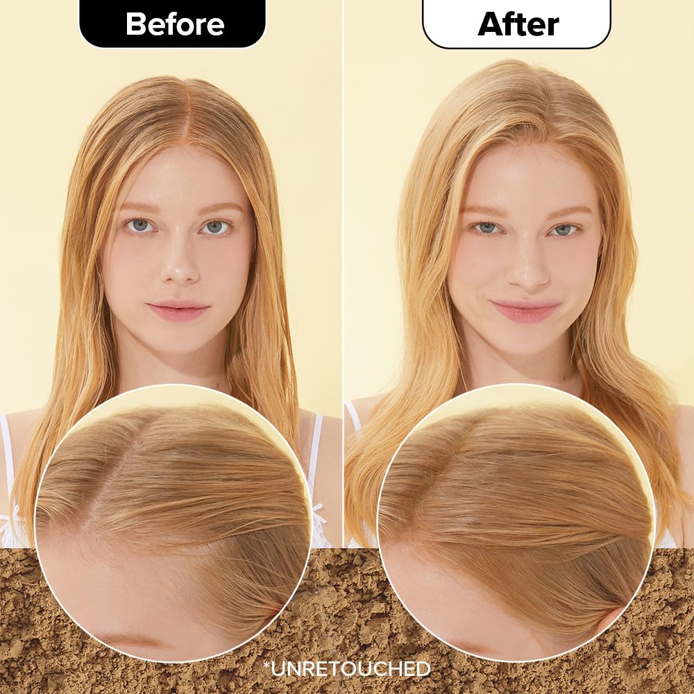 I DEW CARE Biotin Clarifying Dry Shampoo - Tap Secret Blonde | Strengthening & Volumizing, Powder Type, Refillable, Travel size, Non-aerosol, Brunette, Korean Ginseng, Cute Stuff, 0.26 Oz