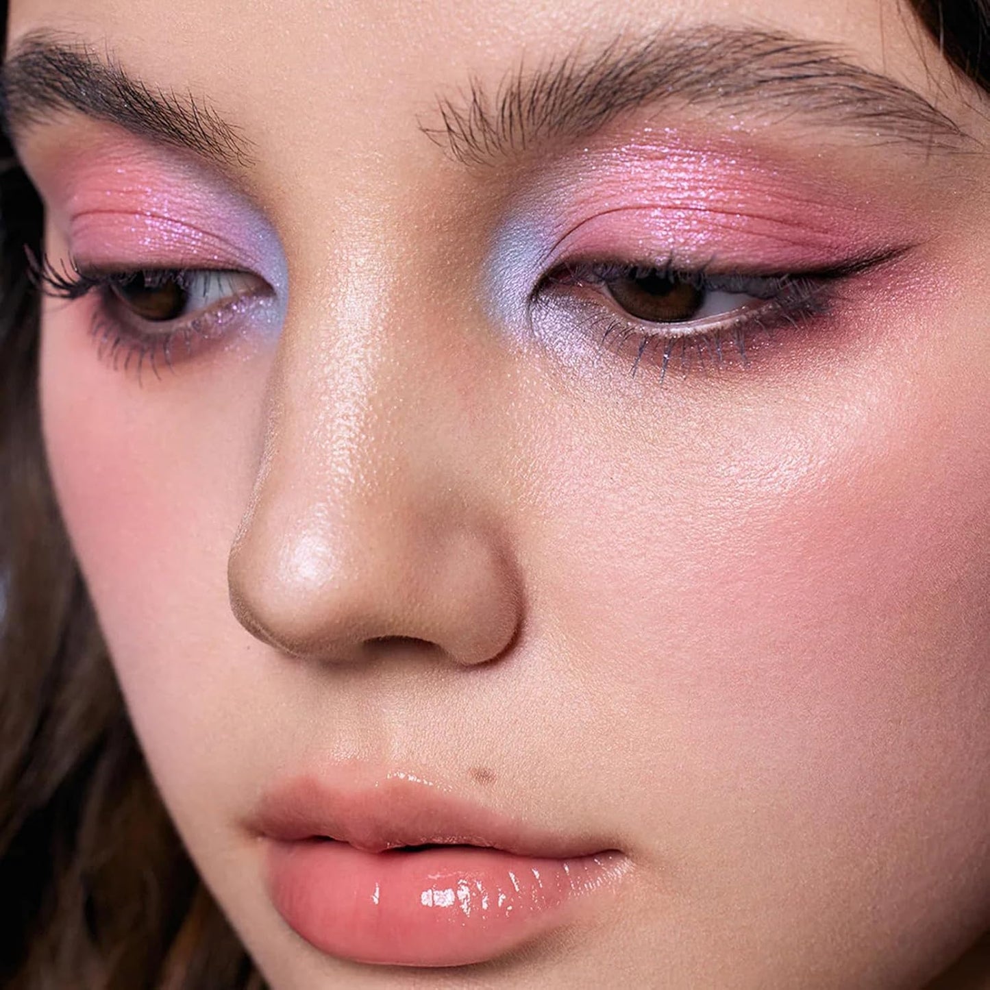 Flower Knows Tide & Twilight Treasures 5 Pack Makeup Gift Set,Lip Glaze*1+Blush*1+Eyeshadow*1+Hair Clip*1+Gift Box*1,Perfect Makeup Gift for Girls & Women