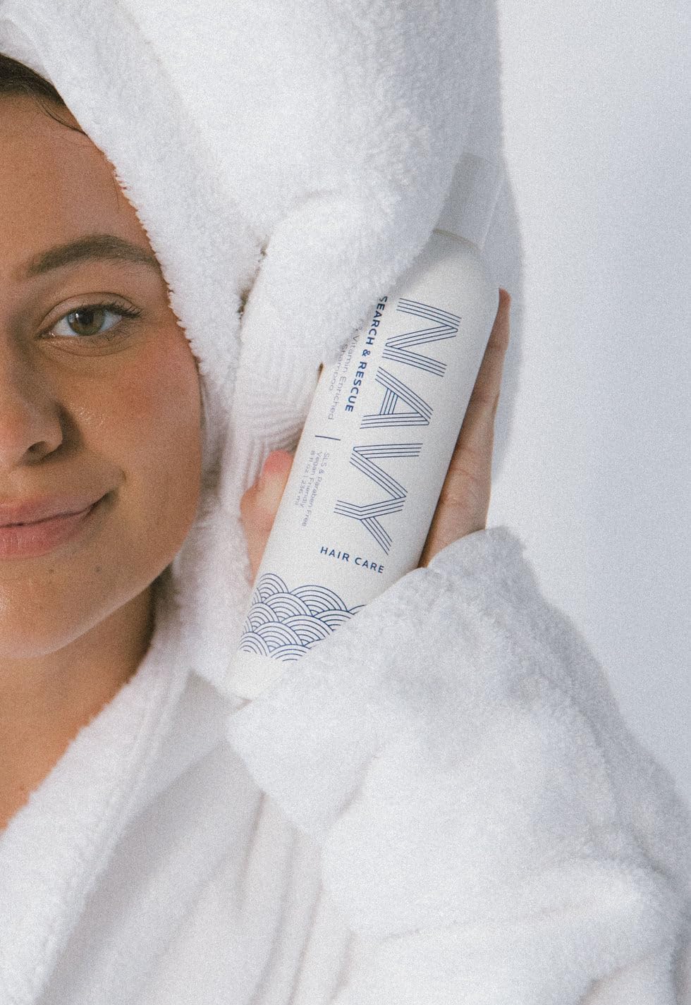 NAVY HAIR CARE Search and Rescue Shampoo | Biotin and Rosemary Oil Enriched for Hair Growth | Paraben Free | 8 oz (Pack of 2)