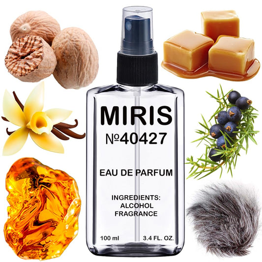 MIRIS No. 40427, Inspired by Gentle Fluidity Gold, Long-Lasting Unisex Eau de Parfum for Women & Men, Spray 3.4 Fl Oz / 100 ml