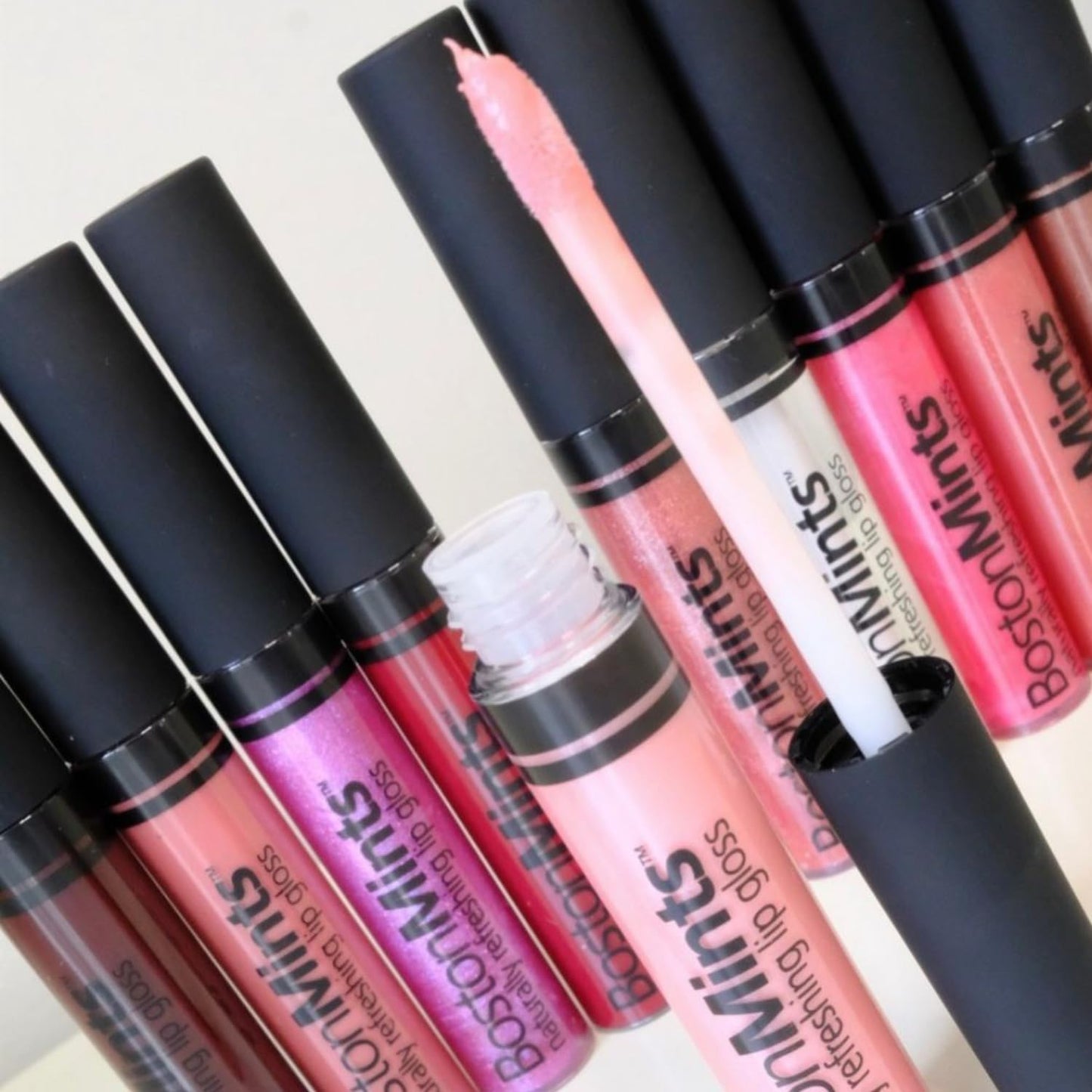 Healthy, Naturally Lip Plumping Clear LipGloss, Southie Pout (.25oz) - Vegan, Plant-Based ingredients. Cooling Mint Enhances Fullness, while Avocado Oil and Jojoba provides lasting Hydration.