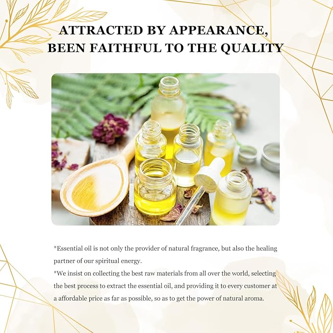 Lemongrass Essential Oil 0.33 oz/10 ml Premium Essential Oil for Diffusers, Humidifier, Candle Making, DIY Soap