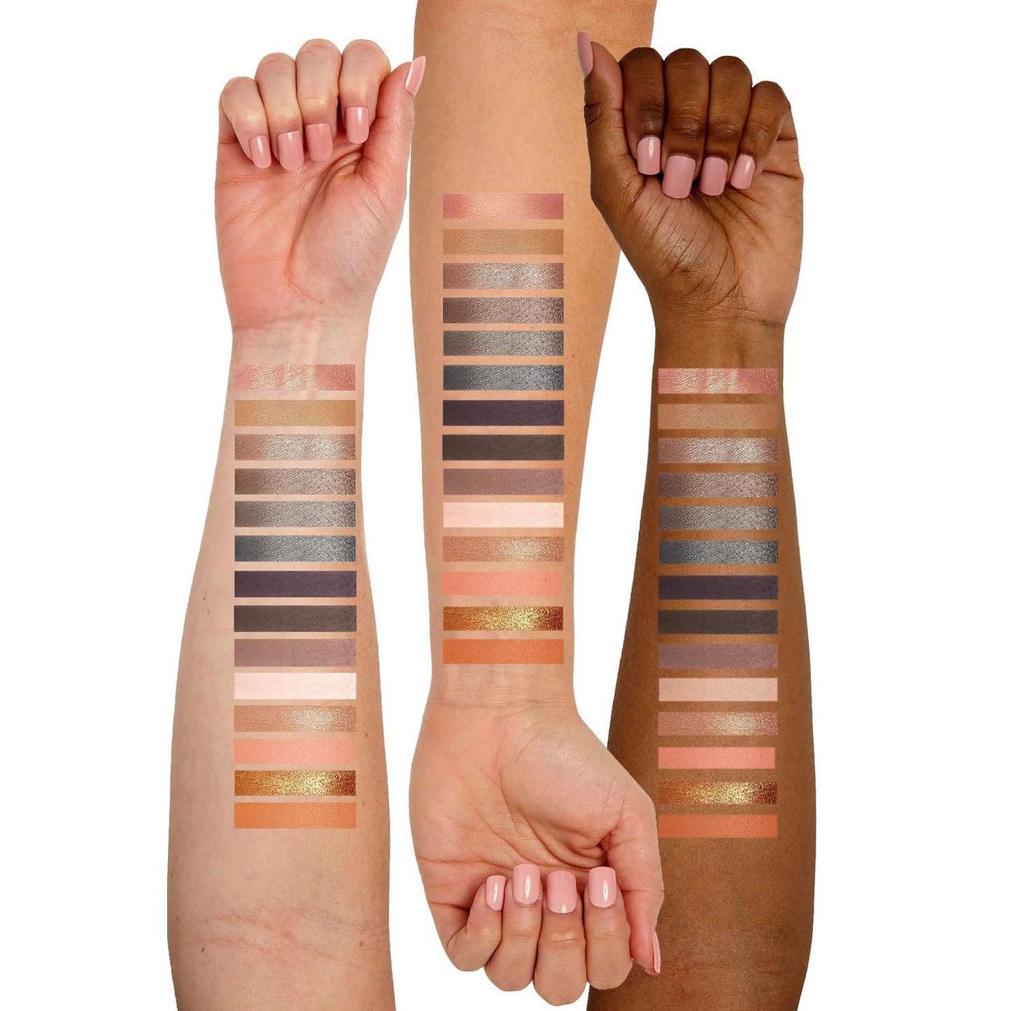 Youngfocus 14 Highly Pigmented Eyeshadows Blendable Natural Look Shimmer and Matte Eyeshadow Palette, 6 Natural Waterproof Eyebrow Powders, 3 Contour Powders, Lasting Multi-Finish Cosmetics Gift Kit