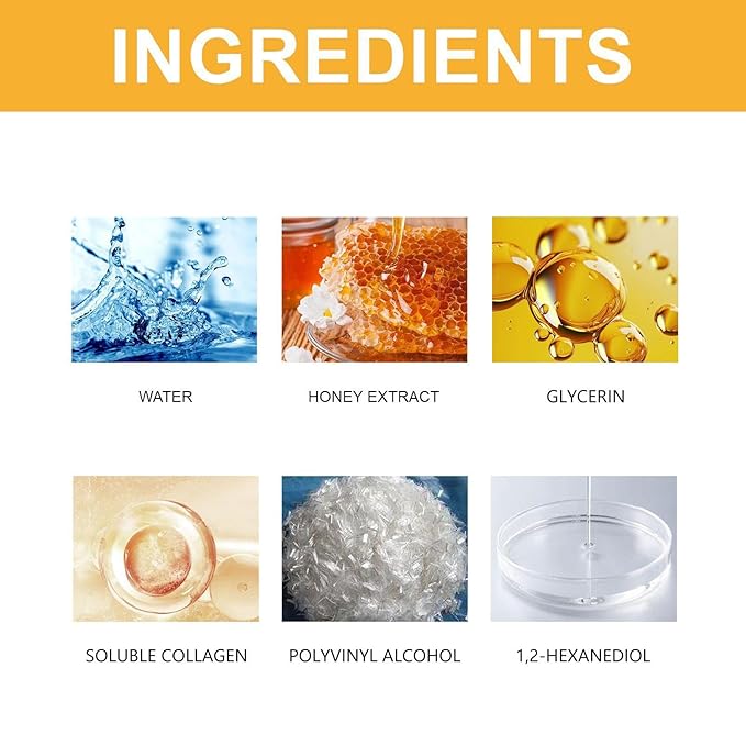 Glowtulip Honey Tearing Mask, Blackhead Control Honey Peel Mask for Face,Face Deep Cleasing & Moisturizing Mask,For All Skin (2PC)