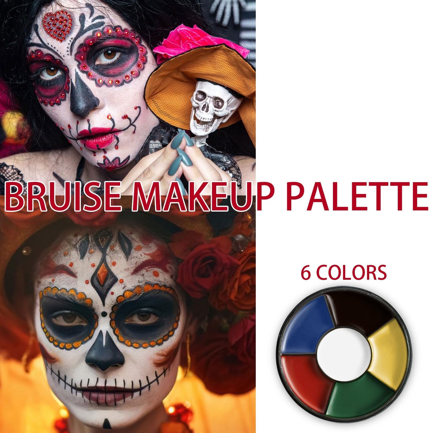 Fake Blood Gel and Scar Wax Set, Special Effects SFX Halloween Makeup Kit Fake Molding Wound Skin Wax Fake Nose Stage Zombie Cosplay Costume SFX Makeup