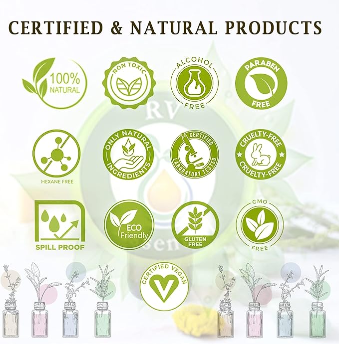 R V Essential Rosehip Seed Oil | Rosa Rubiginosa | for Face, Skin Care, Hair Care, Scalp Massage, Body Massage, Skin Moisturizer | 100% Pure Natural | Cold Pressed | 15ml | 0.507oz