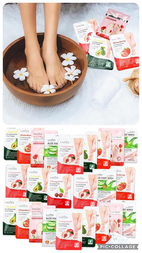 Korean Skincare Beauty Set, 13 Pieces with Face Masks, Lip Balms, Foot Masks, Eye Masks, Hand Cream and Beauty Accessories