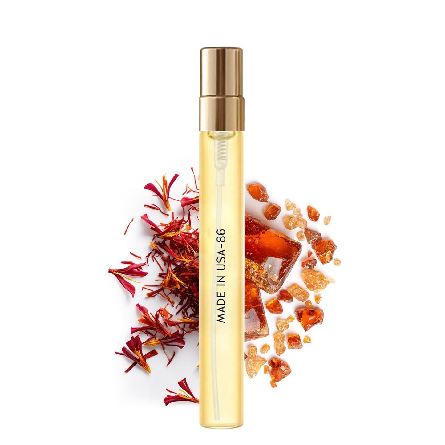 Pheromones Perfumes for Women&Men, No. 86, Inspired by BACC-AR/AT R0UGE 54O, Amber, Saffron, Jasmine, Cedarwood Notes. Pheromone Cologne for Men&Women. 0.6 fl.Travel Size