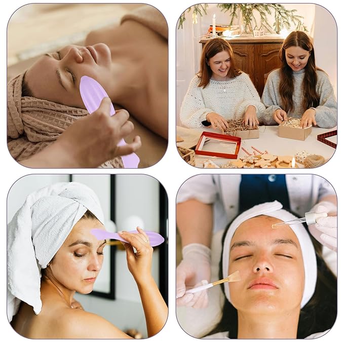 Facial Massage Roller, Silicone Face Massage Tool Shapes Body & Face Curves Face Massage Stick Skin Care Self Tool Reduces Tiredness for Women Face Massager (Purple)