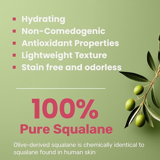 SOFT - Pure Squalane Hydration - Squalane Facial Oil Moisturizer, Deeply Hydrating & Replenishing Facial Oil - Skin Protector - Enhances Skin Radiance & Diminish Dryness, Fine Lines & Wrinkles, 1 OZ